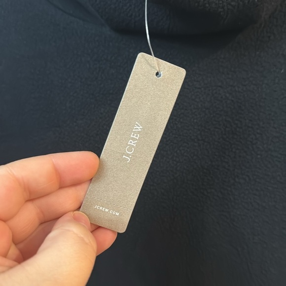 NWT J Crew Black Crepe Drop Sleeve Turtleneck Top - Picture 3 of 8